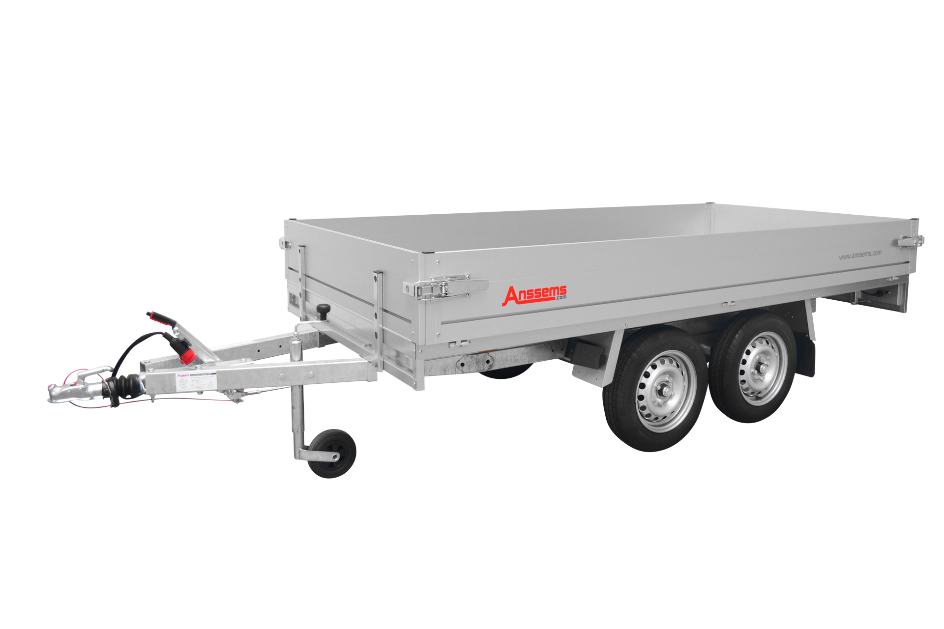 Anssems PKW Anhänger Hochlader Alu PLTT 1350 kg, Ladefläche 2,51 x 1,50 m