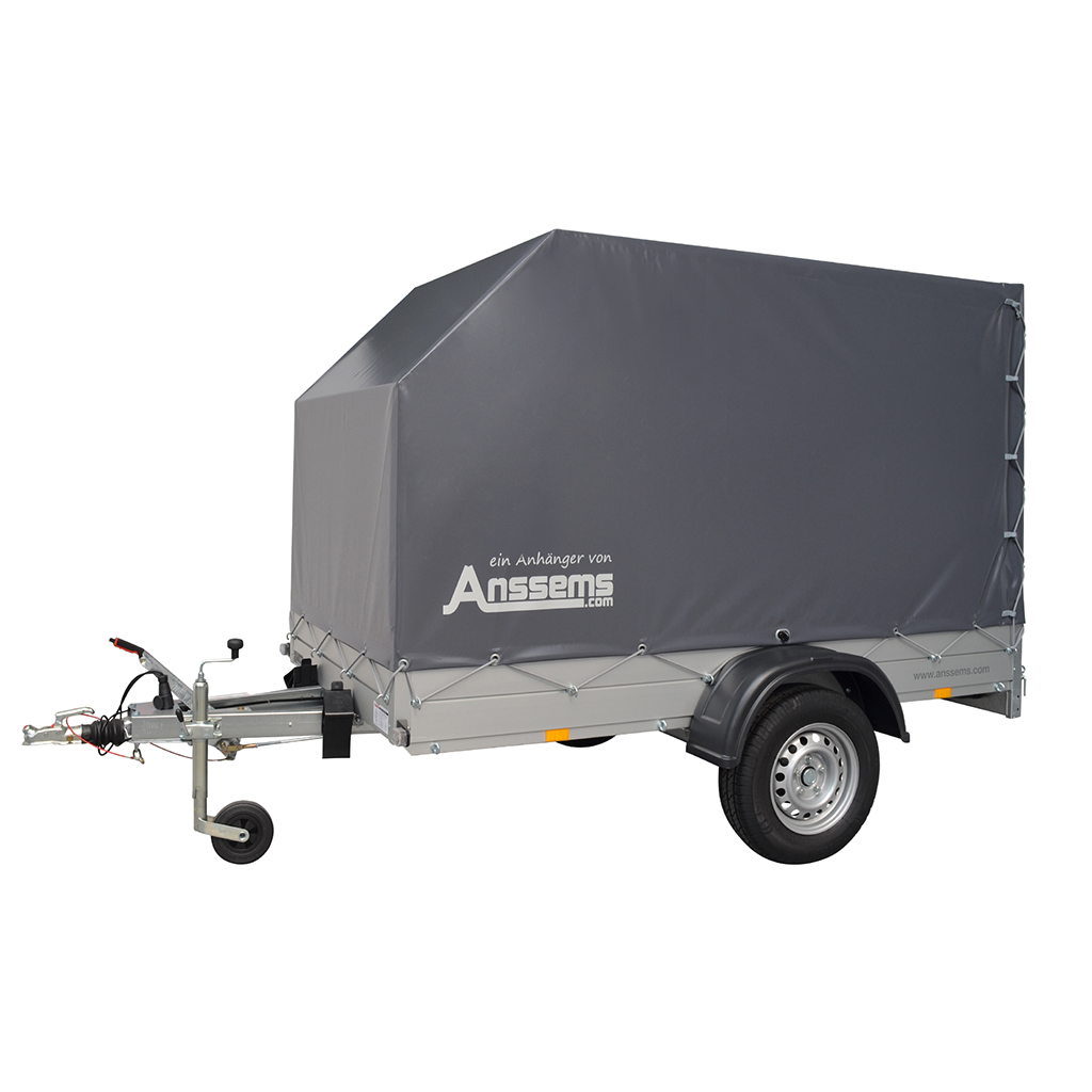 12100143_1_Galerie.jpg Anssems PKW Anhänger Tieflader Alu GTB 1200 kg, Ladefläche 2,51 x 1,26 m - mit Aktionsplane 150 – Image 1