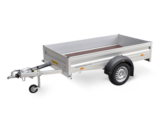 Humbaur PKW-Anhänger Tieflader HA 132513 KV, 1300kg, Ladefläche 2,51 x 1,31m mit Klappe vorne