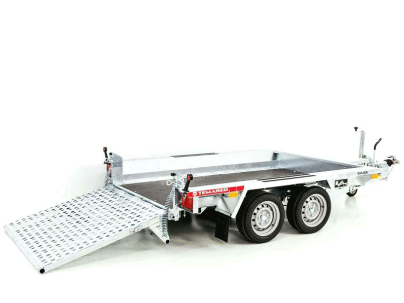 Temared Baumaschinenanhänger Builder 180x400cm 3,5t|Rampe|neu-Neu