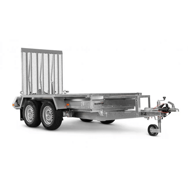 Brenderup MT2610STB2600 Pritschenanhänger – Gesamtgewicht 2600 kg – Doppelachse