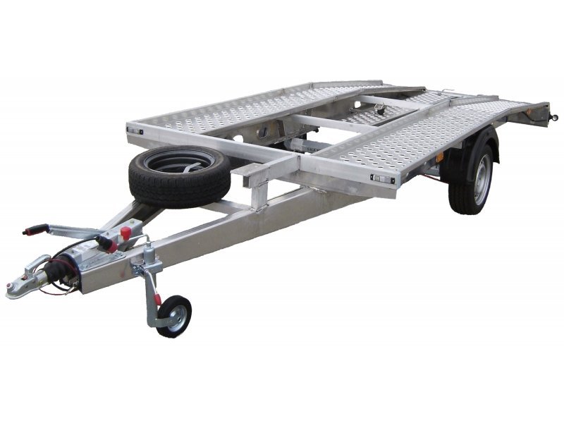 Autotransportanhänger für 1800 kg – Plattform 380 × 180 cm – Seilwinde & Rampen
